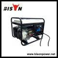 BISON CHINA TaiZhou HONDA 3 Phase 5kw Diesel geschweißte Generator Set mit Schnellanschluss